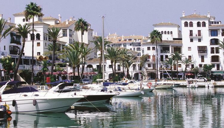 Beach Apartment Marina Duquesa Манилва Экстерьер фото